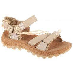 Sandały Merrell Speed Fusion Web Rmx J008136 beżowe beżowy. Brązowe sandały damskie bez wzorów, z gumy, bez obcasa, bez zapięcia. W wyprzedaży za 547.82 zł.