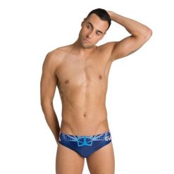 Kąpielówki slipy męskie na basen Arena OG Brief US. Niebieskie kąpielówki męskie Arena, m, bez wzorów, do pływania. Za 49.99 zł.