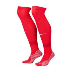 Podkolanówki Piłkarskie Strike Dla Kobiet. Czerwone skarpety damskie Nike, bez wzorów. Za 116.99 zł.