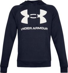 Under Armour Bluza męska Rival Fleece Big Logo HD granatowa r. S (1357093 410). Bluzy męskie Under Armour, m, bez wzorów, bez kaptura. Za 206.89 zł.