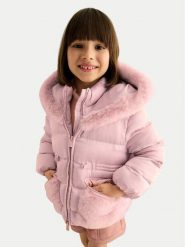 Abel & Lula Kurtka zimowa 5849 Różowy Regular Fit. Czerwone buty zimowe dziewczęce Abel & Lula, na zimę, bez wzorów, z syntetyku, bez kaptura. Za 479.99 zł.