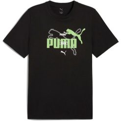 Koszulka męskie Puma Ess Logo Lab Summer Tee. Czarne koszulki sportowe męskie Puma, l, bez wzorów, z bawełny, bez kołnierzyka, bez ramiączek, na fitness i siłownię. Za 190.00 zł.