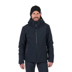 Kurtka narciarska Rossignol Cieloalto. Czarne kurtki snowboardowe męskie Rossignol, m, bez wzorów, bez kaptura, narciarskie. Za 2,317.00 zł.