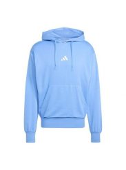 Bluza męska adidas Essentials Feelcozy Fleece Hoodie. Niebieskie bluzy męskie Adidas, m, bez wzorów, z bawełny, bez kaptura, na fitness i siłownię. Za 171.99 zł.