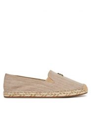 Tommy Hilfiger Espadryle Chambray Espadrille FW0FW08539 Beżowy. Brązowe espadryle damskie Tommy Hilfiger, bez wzorów, z materiału, bez obcasa, bez zapięcia. Za 199.99 zł.