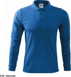 MALFINI Single J. LS 211 - ADLER - Koszulka polo męska, 180 g/m, 100% bawełna, - lazurowy - rozmiar XL. Niebieskie koszulki polo męskie Malfini, m, bez wzorów, z bawełny, bez ramiączek. Za 46.77 zł.