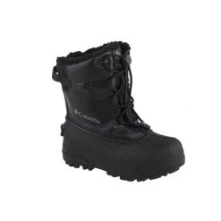 Śniegowce do wędrówek po śniegu chłopięce Columbia Bugaboot Celsius WP Snow Boot. Czarne buty zimowe chłopięce Columbia, bez wzorów, z gumy, bez zapięcia. Za 259.99 zł.