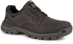 Męskie półbuty skórzane CATERPILLAR CAT THRESHOLD LOW. Szare półbuty na co dzień męskie Caterpillar, z materiału, eleganckie, bez zapięcia. Za 319.00 zł.