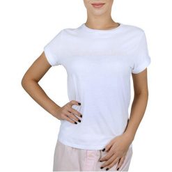 Calvin Klein T-Shirt Damski S / S Crew Neck White W / Logo Nimf Udo qs5789e yn3 (Rozmiar S). T-shirty damskie marki Calvin Klein. W wyprzedaży za 120.00 zł.