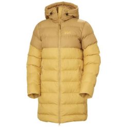 Damska długa kurtka Helly Hansen Active. Brązowe kurtki snowboardowe damskie Helly Hansen, m, bez wzorów, z materiału, długie, bez kaptura, narciarskie. Za 812.70 zł.