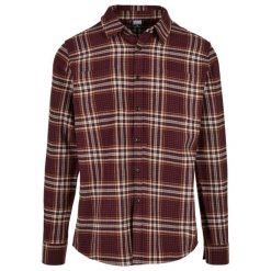 Bluza Urban Classics checked campus. Brązowe bluzy męskie Urban Classics, m, bez wzorów, bez kaptura. Za 206.00 zł.