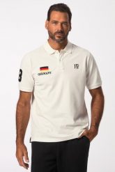 Męska Koszulka polo FLEXNAMIC® piłka nożna rękaw 1/2 kołnierzyk polo. Białe koszulki polo męskie JAY-PI, m, bez wzorów, z bawełny, bez ramiączek. Za 199.99 zł.