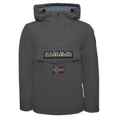 Kurtka puchowa Mężczyzna NAPAPIJRI RAINFOREST WINTER 3. Szare kurtki męskie Napapijri, m, bez wzorów, z puchu, sportowe, bez kaptura. W wyprzedaży za 805.65 zł.