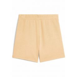 Damskie szorty z wysokim stanem i małym logo No.1 ESS 5'' PUMA. Brązowe obuwie sportowe damskie Puma, l, bez wzorów, eleganckie, z podwyższonym stanem, na fitness i siłownię. W wyprzedaży za 99.00 zł.