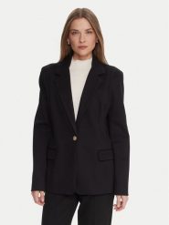 Guess Marynarka W5BN66 KCMU2 Czarny Regular Fit. Czarne żakiety damskie Guess, s, z aplikacjami, z wiskozy. Za 489.99 zł.