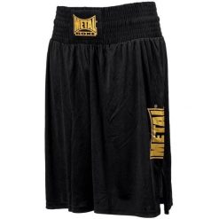 Angielskie spodenki bokserskie Metal Boxe water. Czarne szorty męskie METAL BOXE, xl, bez wzorów, z tkaniny. Za 179.50 zł.