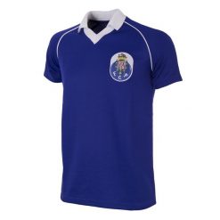 Koszulka retro dla dorosłych - FC Porto 1971-72 - Niebiesko-Biała. Niebieskie koszulki sportowe męskie COPA FOOTBALL, bez wzorów, bez kołnierzyka, bez ramiączek, do piłki nożnej. Za 295.90 zł.