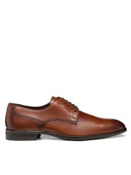 Geox Półbuty U Thalos U66NYA 00043 C6001 Brązowy. Brązowe eleganckie półbuty Geox, ze skóry, wizytowe, bez zapięcia. Za 549.99 zł.