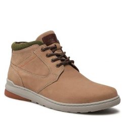 Trzewiki Lasocki. Brązowe botki męskie Lasocki, bez wzorów, bez zapięcia. Za 169.99 zł.