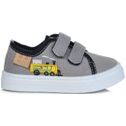 D-D-Step Tenisówki Chłopięce Z Lokomotywą 20 Szare. Buty sportowe chłopięce marki D-D-Step. Za 69.00 zł.