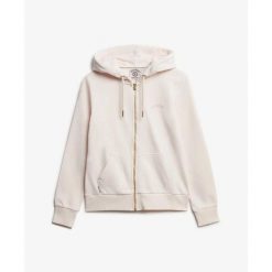 Damska bluza z kapturem zapinana na zamek Superdry Essential Logo Hb. Czerwone bluzy damskie Superdry., bez wzorów, z kapturem. Za 325.40 zł.