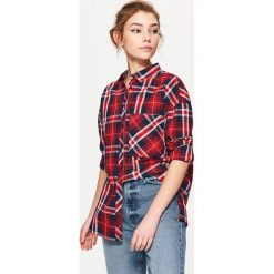 Koszula w kratę - Czerwony. Koszule damskie marki Cropp. Za 79.99 zł.