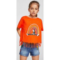 Mango Kids - Szorty dziecięce Lita 110-164 cm. Spodenki dla dziewczynek marki Mango Kids. W wyprzedaży za 49.90 zł.