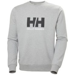 Bluza Helly Hansen HH Logo 2.0. Szare bluzy męskie Helly Hansen, m, bez wzorów, z bawełny, bez kaptura. W wyprzedaży za 291.05 zł.