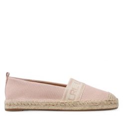 Espadryle LAUREN RALPH LAUREN. Czerwone espadryle damskie Lauren Ralph Lauren, bez wzorów, bez obcasa, bez zapięcia. Za 449.99 zł.