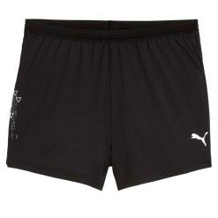Spodenki Puma M Run Knit 3 Split Dorosłych. Czarne krótkie spodenki sportowe męskie Puma, m, bez wzorów, do biegania. Za 121.99 zł.