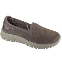 Buty sportowe Sneakersy damskie, Graceful - Leaning In. Szare obuwie sportowe damskie Skechers, bez wzorów, trekkingowe. Za 249.99 zł.