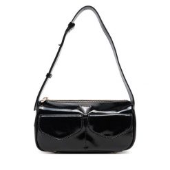 Torebka Guess. Czarne torebki do ręki damskie Guess, z aplikacjami, klasyczne, bez dodatków. Za 299.99 zł.