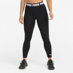 Legginsy treningowe damskie PUMA Train Strong HW Tight. Czarne legginsy damskie Puma, xs, bez wzorów, na fitness i siłownię. Za 99.99 zł.