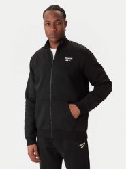Reebok Bluza Wrenleigh Track Top RK25144CCM Czarny Regular Fit. Czarne bluzy męskie Reebok, l, bez wzorów, z bawełny, bez kaptura. Za 249.99 zł.