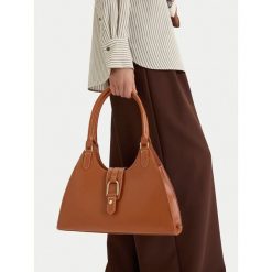 Torebka Beverly Hills Polo Club. Brązowe torebki do ręki damskie Beverly Hills Polo Club, bez wzorów, klasyczne, bez dodatków. Za 181.99 zł.
