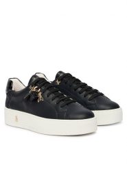 Patrizia Pepe Sneakersy PJ415.31 Czarny. Czarne buty sportowe dziewczęce Patrizia Pepe, bez wzorów, ze skóry, bez zapięcia. Za 744.99 zł.