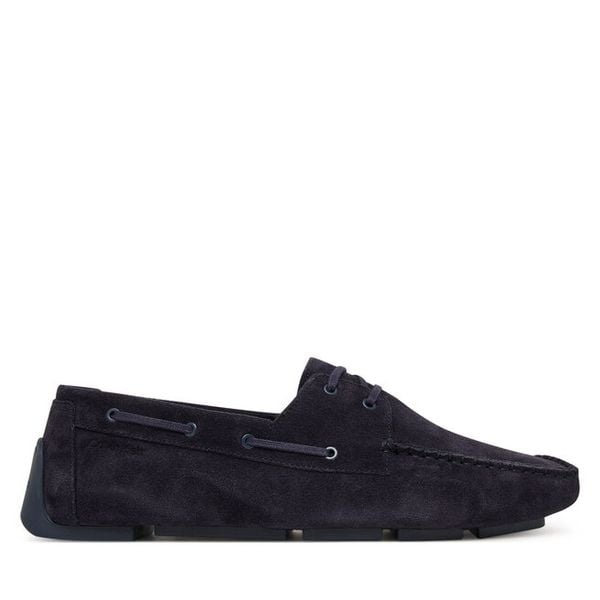Mokasyny Calvin Klein. Niebieskie mokasyny męskie Calvin Klein. Za 422.99 zł.