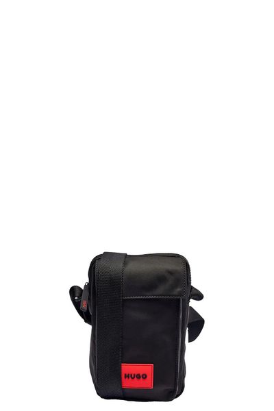 Torba na ramię HUGO Ethon 2.0NV. Czarne saszetki męskie Hugo Boss, bez wzorów, z materiału, eleganckie, na ramię. Za 249.00 zł.