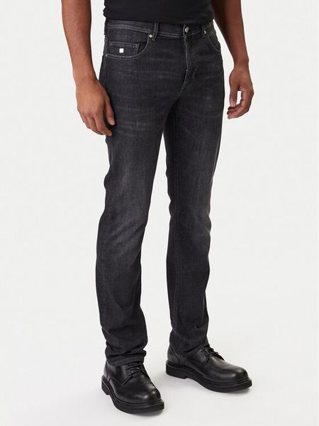KARL LAGERFELD Jeansy 265501 500843 Czarny Slim Fit. Czarne jeansy męskie KARL LAGERFELD. Za 398.99 zł.