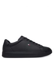 Tommy Hilfiger Sneakersy T3X9-35233-1355999 D Czarny. Czarne buty sportowe chłopięce Tommy Hilfiger, bez wzorów, ze skóry, bez zapięcia. Za 329.99 zł.