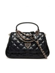 Guess Torebka Giully II HWTG96 73190 Czarny. Czarne torebki do ręki damskie Guess, z aplikacjami, ze skóry, bez dodatków. Za 459.99 zł.