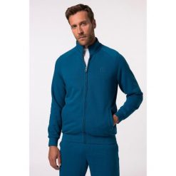Męska Bluza dresowa rozpinana fitness stójka do rozm. 7 XL. Niebieskie bluzy męskie JAY-PI, m, bez wzorów, z bawełny, bez kaptura. Za 294.99 zł.