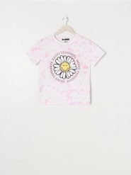 Koszulka SmileyWorld® - różowy. Czerwone t-shirty damskie Sinsay, l, bez wzorów, bez kołnierzyka. Za 39.99 zł.