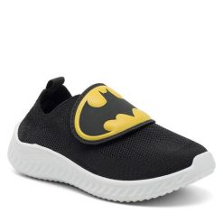 Trampki Batman. Czarne trampki i tenisówki chłopięce batman, bez wzorów, bez zapięcia. Za 59.99 zł.
