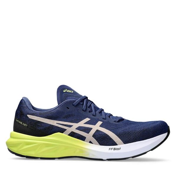 Buty do biegania Asics. Niebieskie buty sportowe męskie Asics, bez zapięcia, do biegania. Za 429.99 zł.
