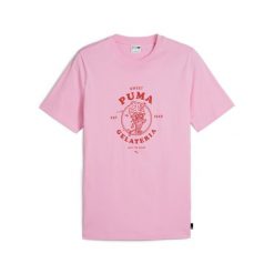Koszulka Sportowa Męska Puma Graphics Gelateria. Czerwone koszulki sportowe męskie Puma, m, bez wzorów, bez kołnierzyka, bez ramiączek. Za 178.00 zł.