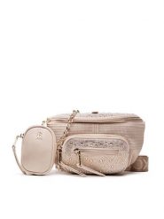 Steve Madden Saszetka nerka SM13000640 Beżowy. Brązowe torebki do ręki damskie Steve Madden, bez wzorów, z materiału, bez dodatków. Za 389.99 zł.