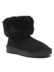 Jenny Fairy Śniegowce WS5918-05 Czarny. Czarne śniegowce i trapery damskie Jenny Fairy, z materiału. Za 95.99 zł.