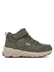 Skechers Sneakersy Elite Sport Tread - Aquavek HI 406336L/OLV Zielony. Zielone buty sportowe chłopięce Skechers, bez wzorów, ze skóry, sportowe, bez zapięcia. Za 289.99 zł.