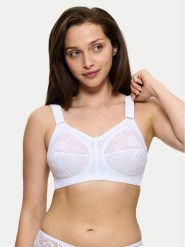 Triumph Biustonosz bezfiszbinowy Doreen 10166213 Biały. Białe biustonosze Triumph, bez wzorów, z syntetyku. Za 83.00 zł.